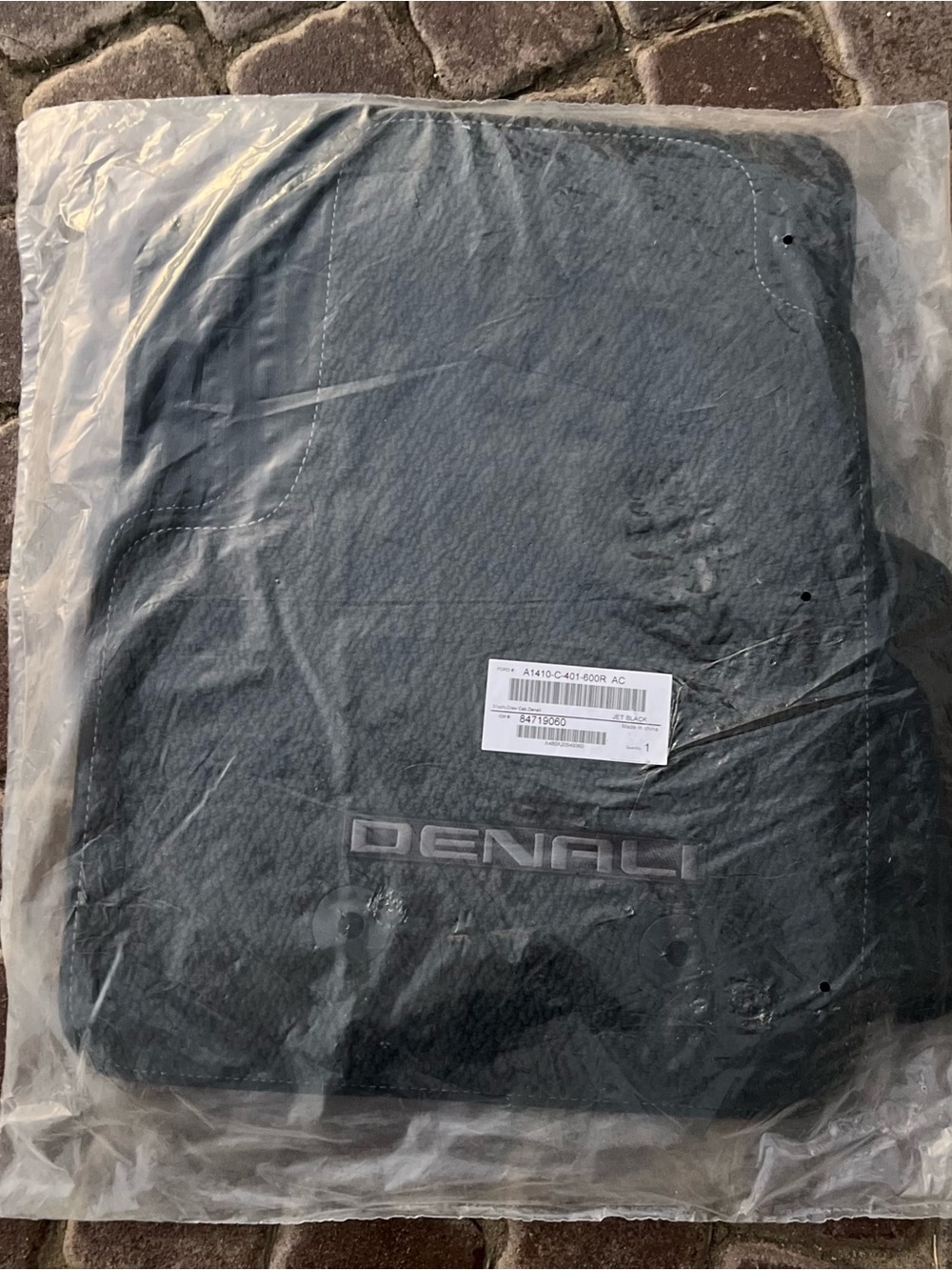 New 2015-2022 Gmc Canyon Denali Crew Cab Black Gray Floor Mats Oem Set 84719060
